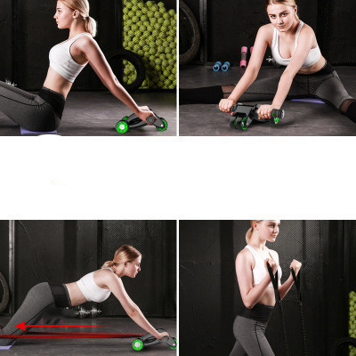 Foldable Abdominal Wheel Abdominal Muscle Wheel Roller Home Fitness Equipment - Image 2