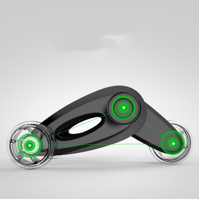 Foldable Abdominal Wheel Abdominal Muscle Wheel Roller Home Fitness Equipment - Image 5
